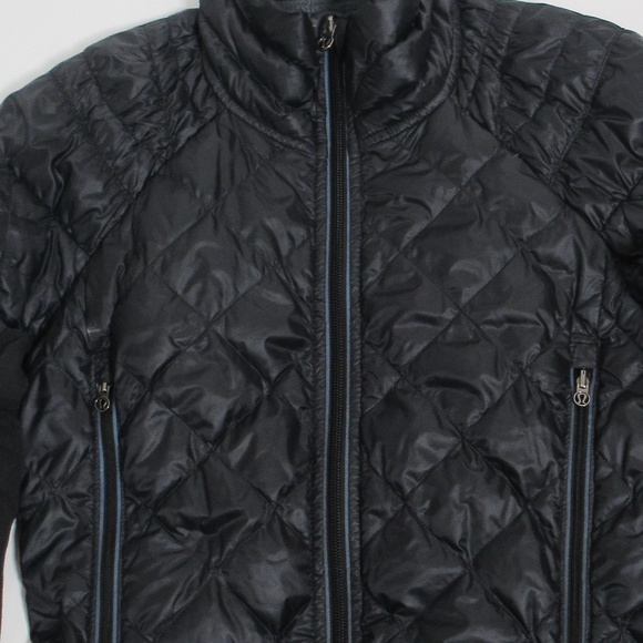 Lululemon Run: Turn Around Jacket Reversible Black Rulu, Goose Down Size 4 - Picture 12 of 12